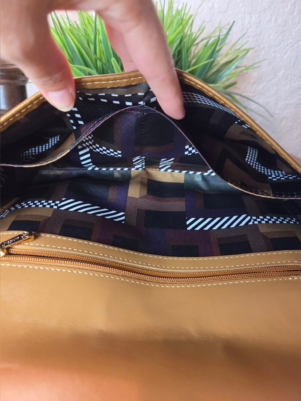 RESERVED***Longchamp Artwalk Cuir Leather Suede & Calf Hair Shoulder Bag Clutch - Picture 14 of 16